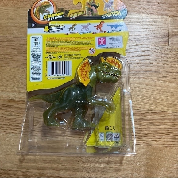 Jurassic World Goo Jit Zu Dinosaur Toy NEW Dilophosaurus Green - Picture 4 of 4